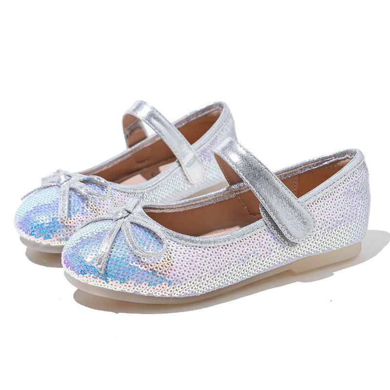Baby Lane: Trendy Sequined Princess Shoes for Big Kids – Soft Sole for Happy Feet