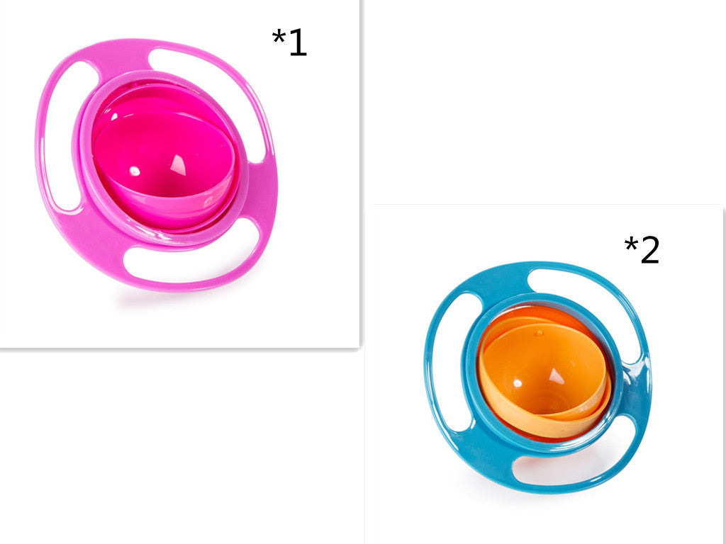 Baby Lane Universal Spill-Proof Bowl: 360° Rotating Design for Children