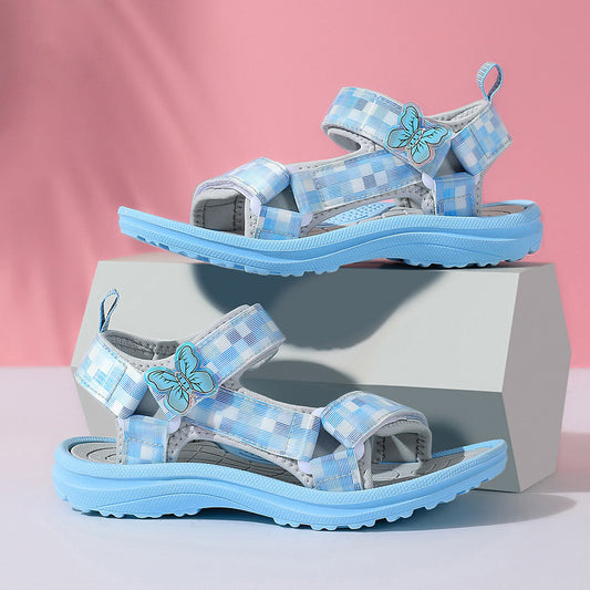 Baby Lane: Stylish Princess Shoes – Soft Sole Sandals for Beach Fun