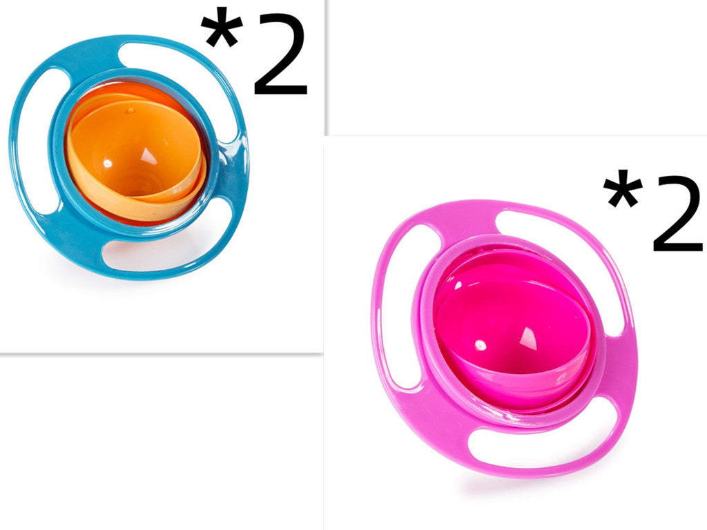Baby Lane Universal Spill-Proof Bowl: 360° Rotating Design for Children