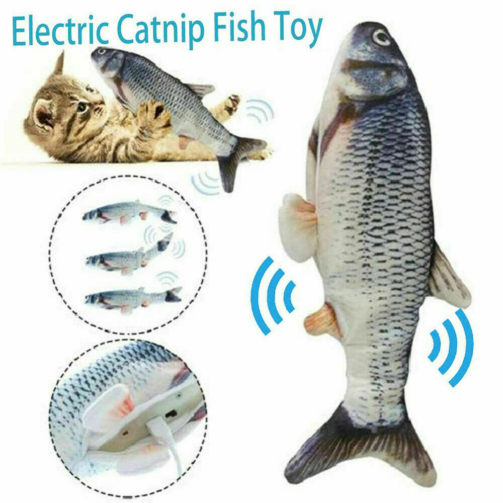 Baby Lane Electric Fish Interactive Toy: Dancing Fun for Cats and Kittens
