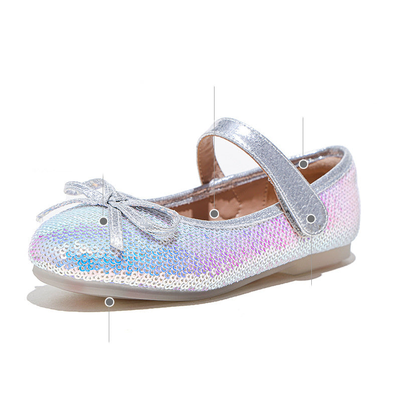 Baby Lane: Trendy Sequined Princess Shoes for Big Kids – Soft Sole for Happy Feet