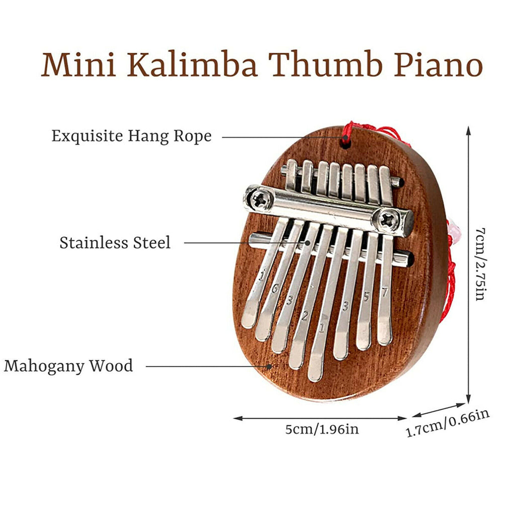 Babylane 8-Key Thumb Piano | Portable Kalimba Musical Toy Gift for Children