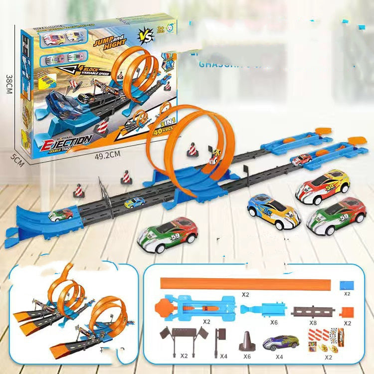 Babylane Boys' Alloy Catapult Car | Racing Track Toy for Kids' Fun