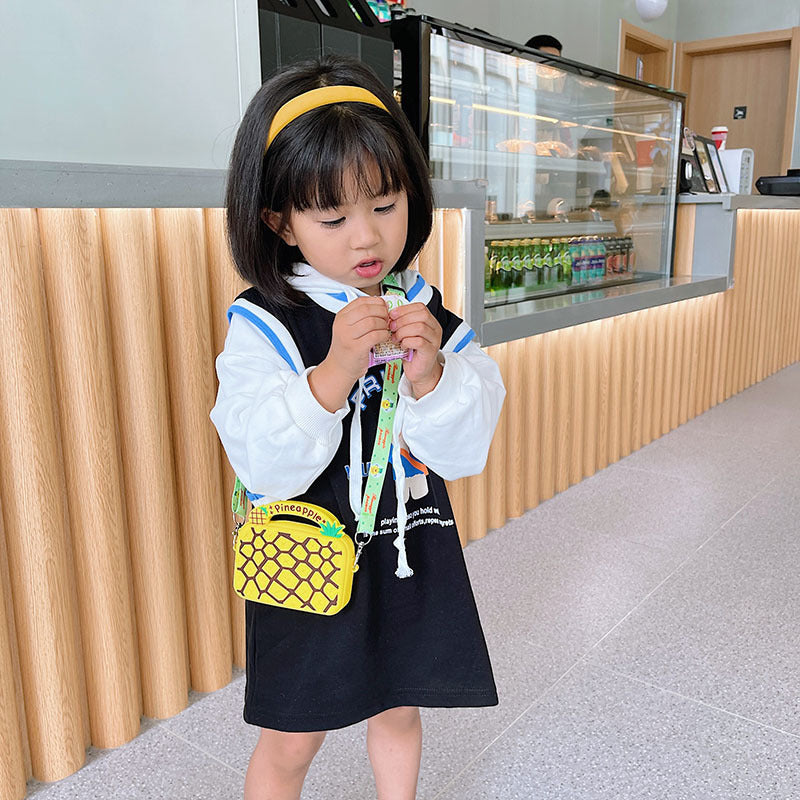 Baby Lane Silicone Children's Crossbody Bag – Fun Fruit Donut Design!