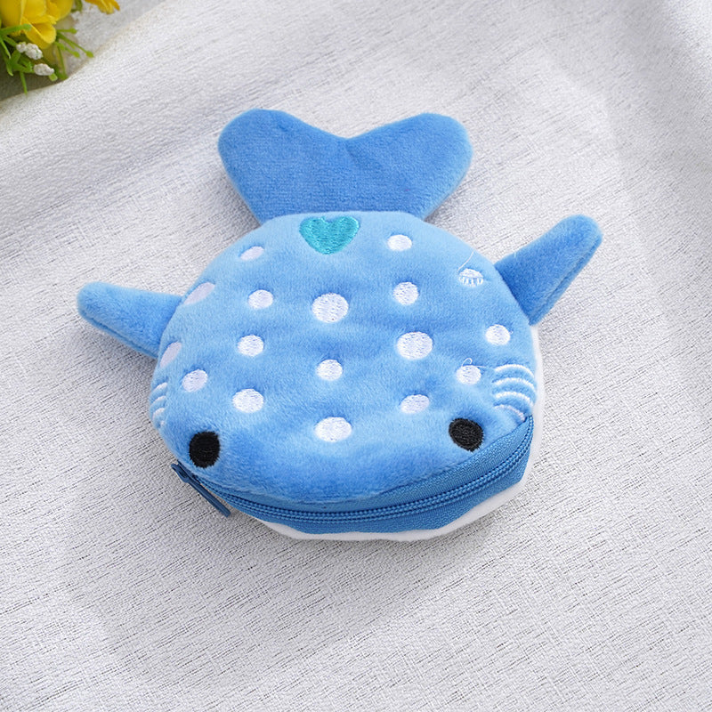 Baby Lane Plush Shark Coin Purse – Cute Cartoon Pendant for Kids!