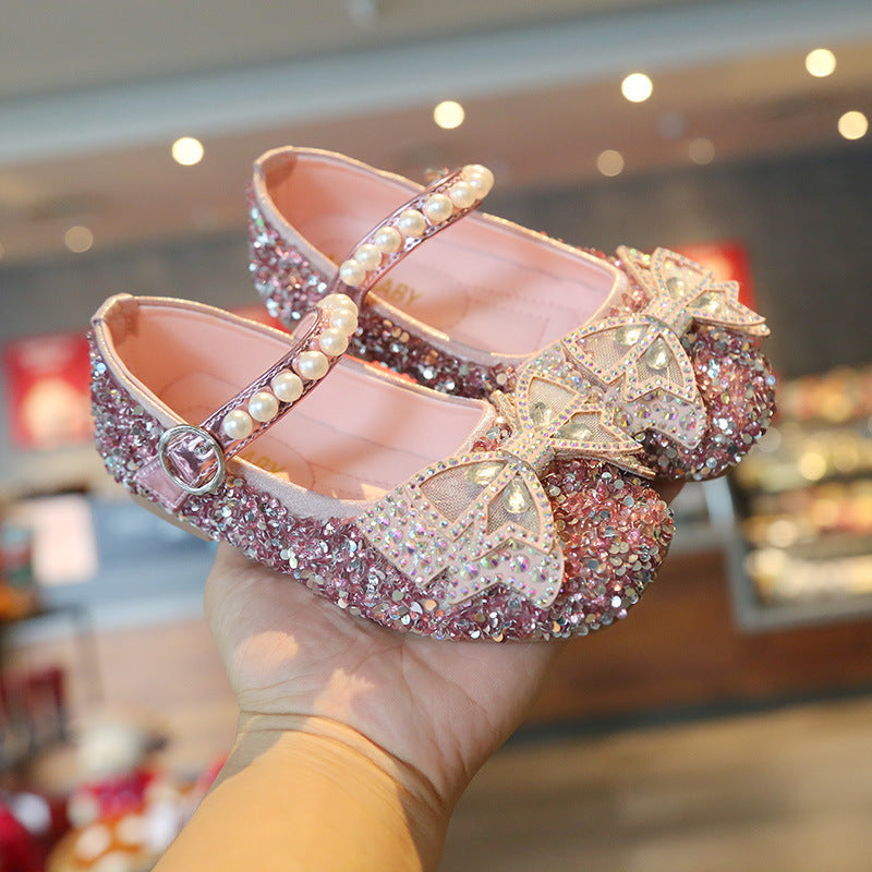 Baby Lane: Girls' Fashionable Princess Shoes – Charming Bowknot Design