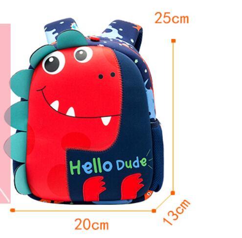 Baby Lane Cartoon Dinosaur School Bag – Perfect for Kids in Kindergarten!