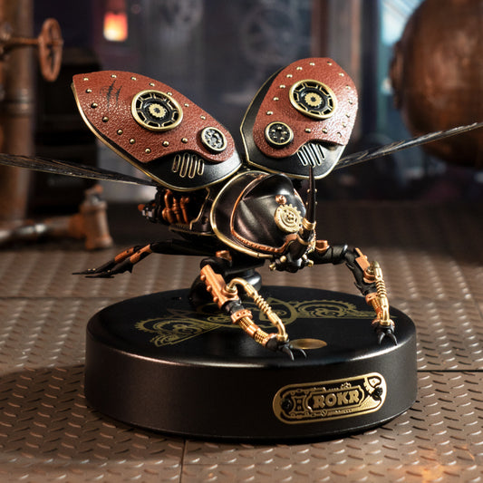 Baby Lane Robotime Rokr Metal 3D Puzzle: Rhinoceros Beetle Punk Style Gift - MI01