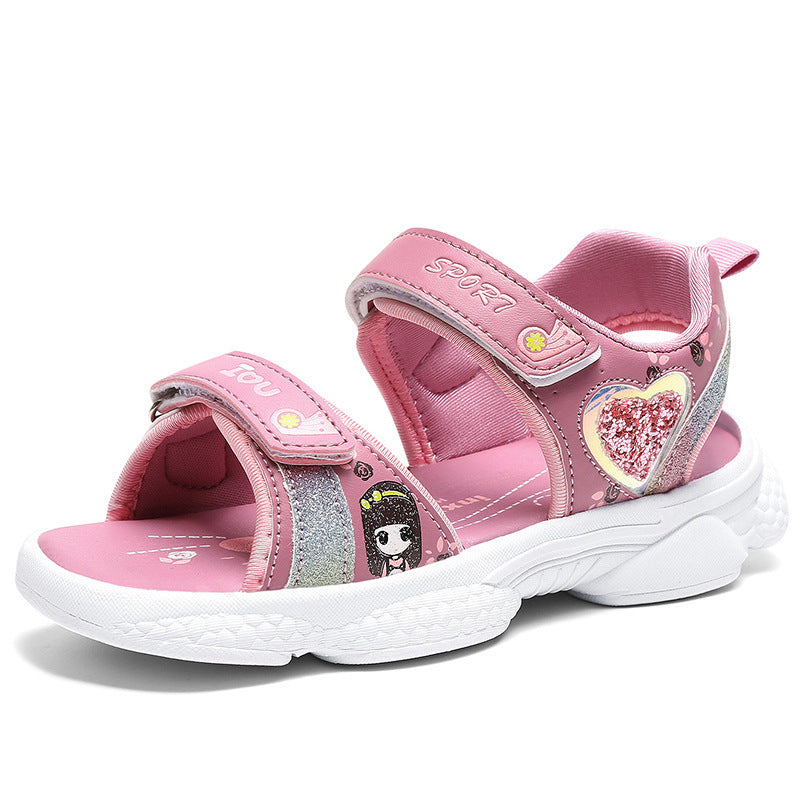 Baby Lane: Trendy Girls' Lightweight Sneakers – Soft Sole for Active Kids