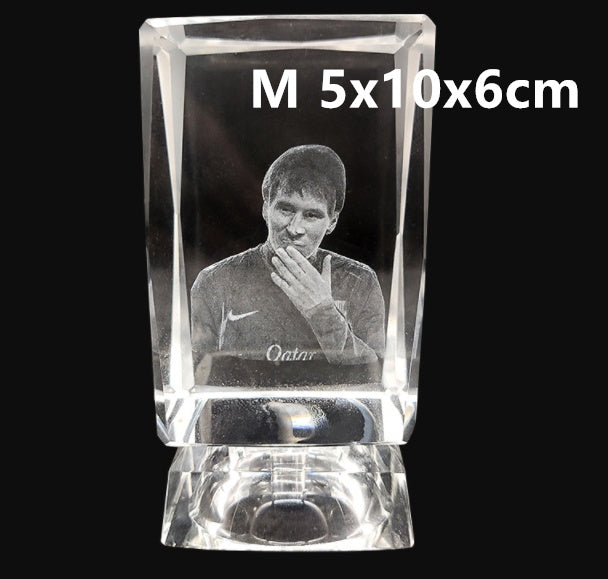 Babylane Custom 3D Laser Square Crystal Frame | Unique Love Glass Cube