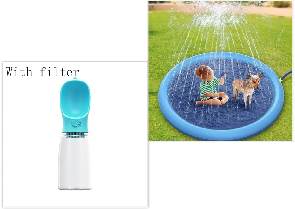 Baby Lane Outdoor Water Toys: Non-Slip Splash Pad for Kids & Pet Dogs!
