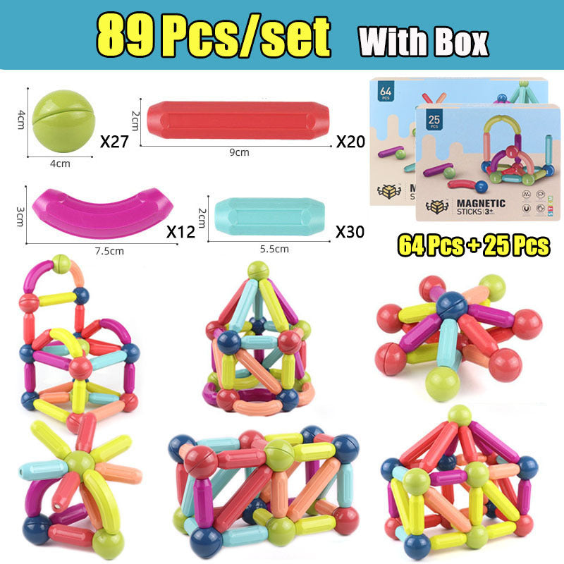 Baby Lane DIY Magnetic Construction Set: Fun Gift for Creative Children