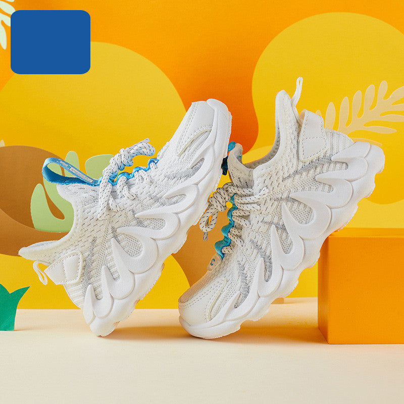 Baby Lane Big Kids Fly Woven Sports Shoes – Stylish Casual Footwear for Boys!