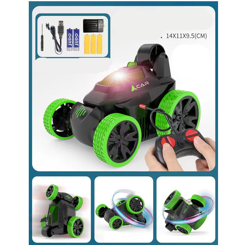 Baby Lane Remote Control Double-Sided Dump Truck: Stunt and Charge!