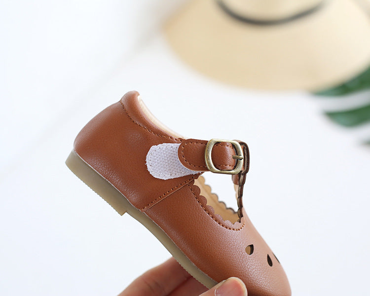 Baby Lane: Stylish Hollow Toddler Shoes for Girls – Lightweight and Breathable