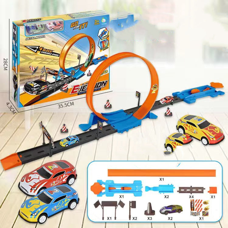 Babylane Boys' Alloy Catapult Car | Racing Track Toy for Kids' Fun