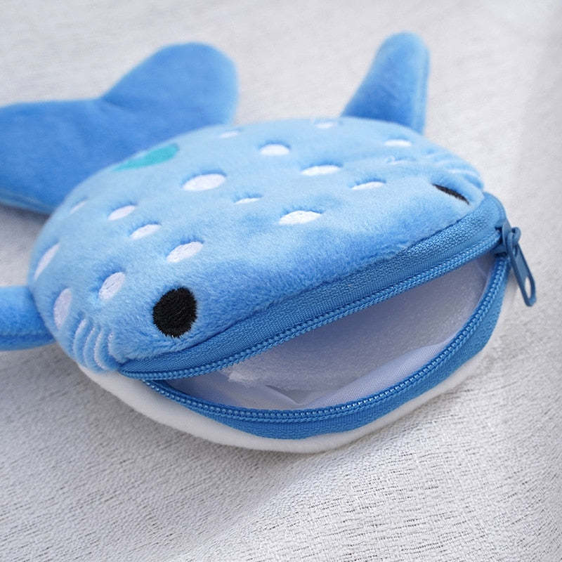 Baby Lane Plush Shark Coin Purse – Cute Cartoon Pendant for Kids!
