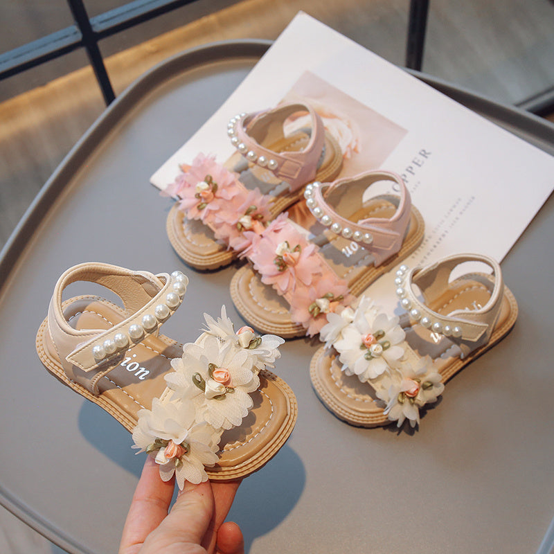 Baby Lane: Versatile Soft Toddler Shoes for Girls – Sweet Floral Sandals