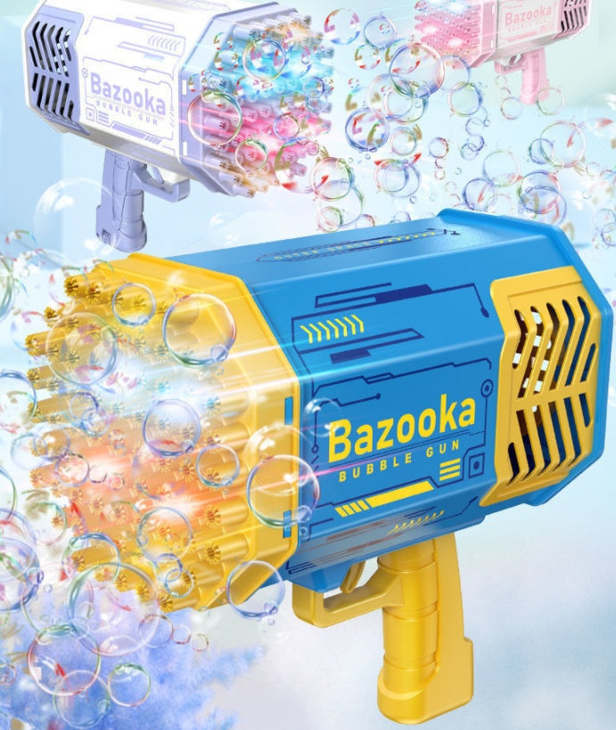 Baby Lane Rocket Bubble Gun: Fun 69 Holes Blower Toy for Kids