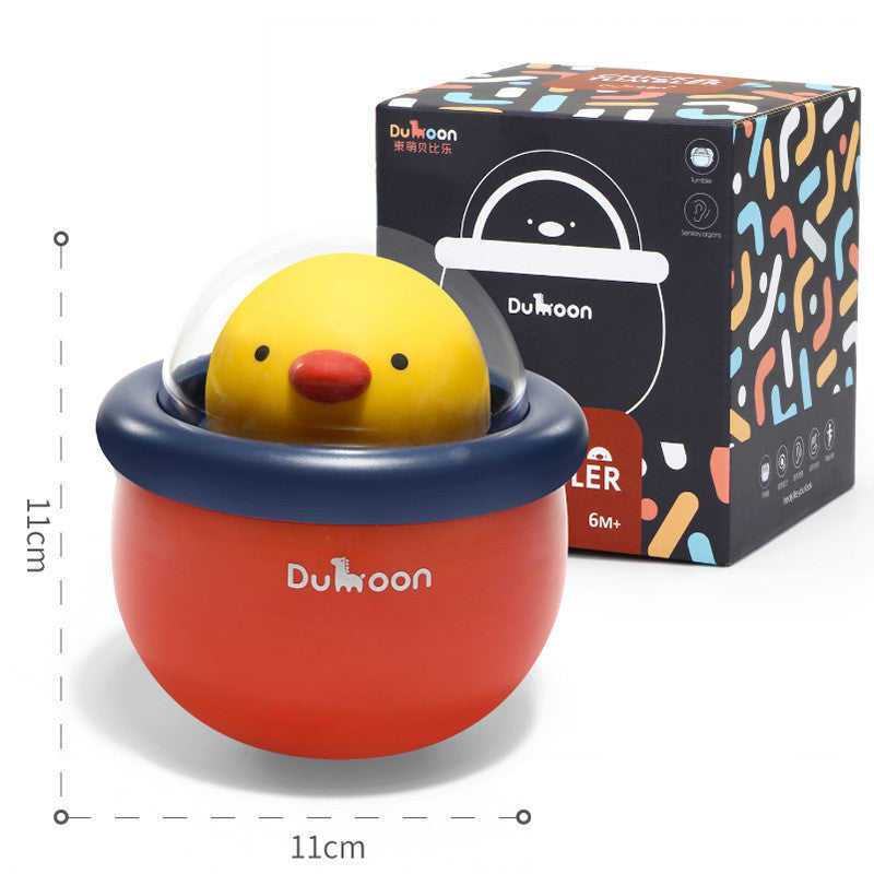 Baby Lane Little Cute Chicken Tumbler: Musical Bells Rattle for Infants!