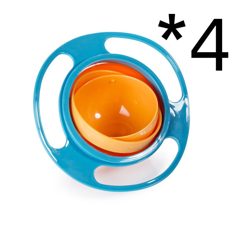 Baby Lane Universal Spill-Proof Bowl: 360° Rotating Design for Children