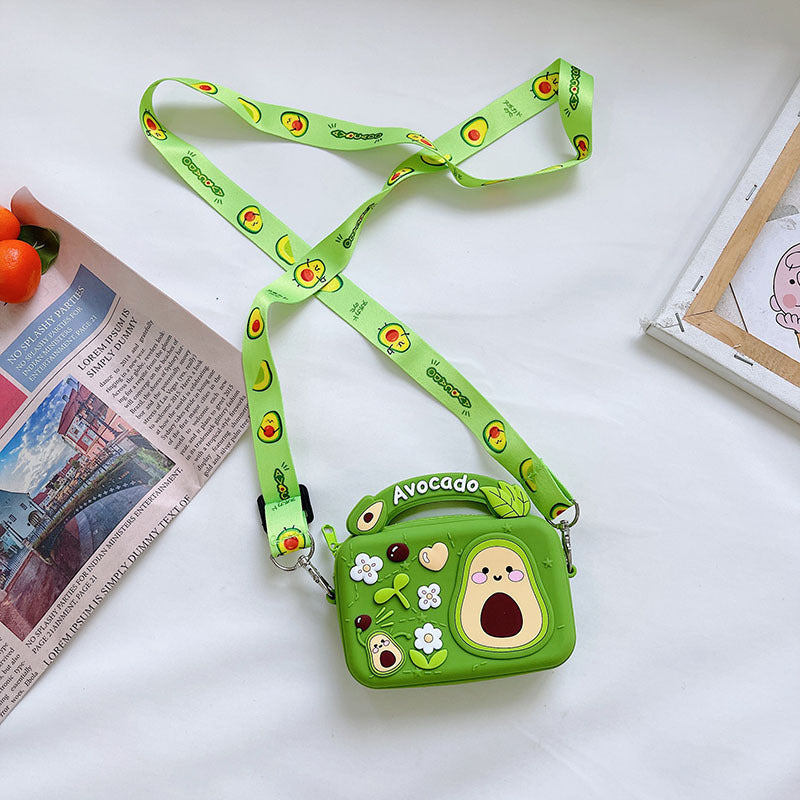 Baby Lane Silicone Children's Crossbody Bag – Fun Fruit Donut Design!