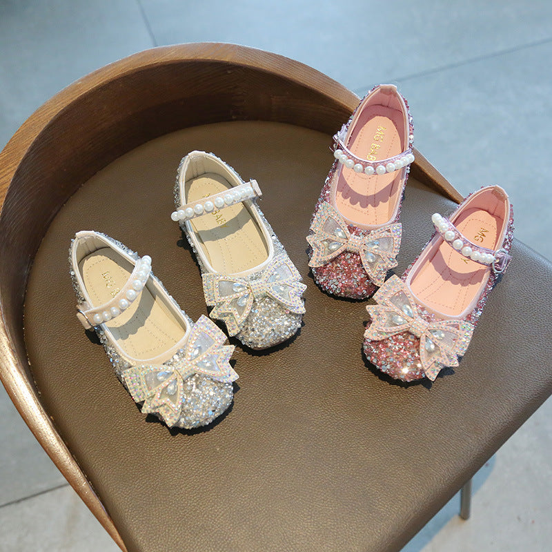 Baby Lane: Girls' Fashionable Princess Shoes – Charming Bowknot Design