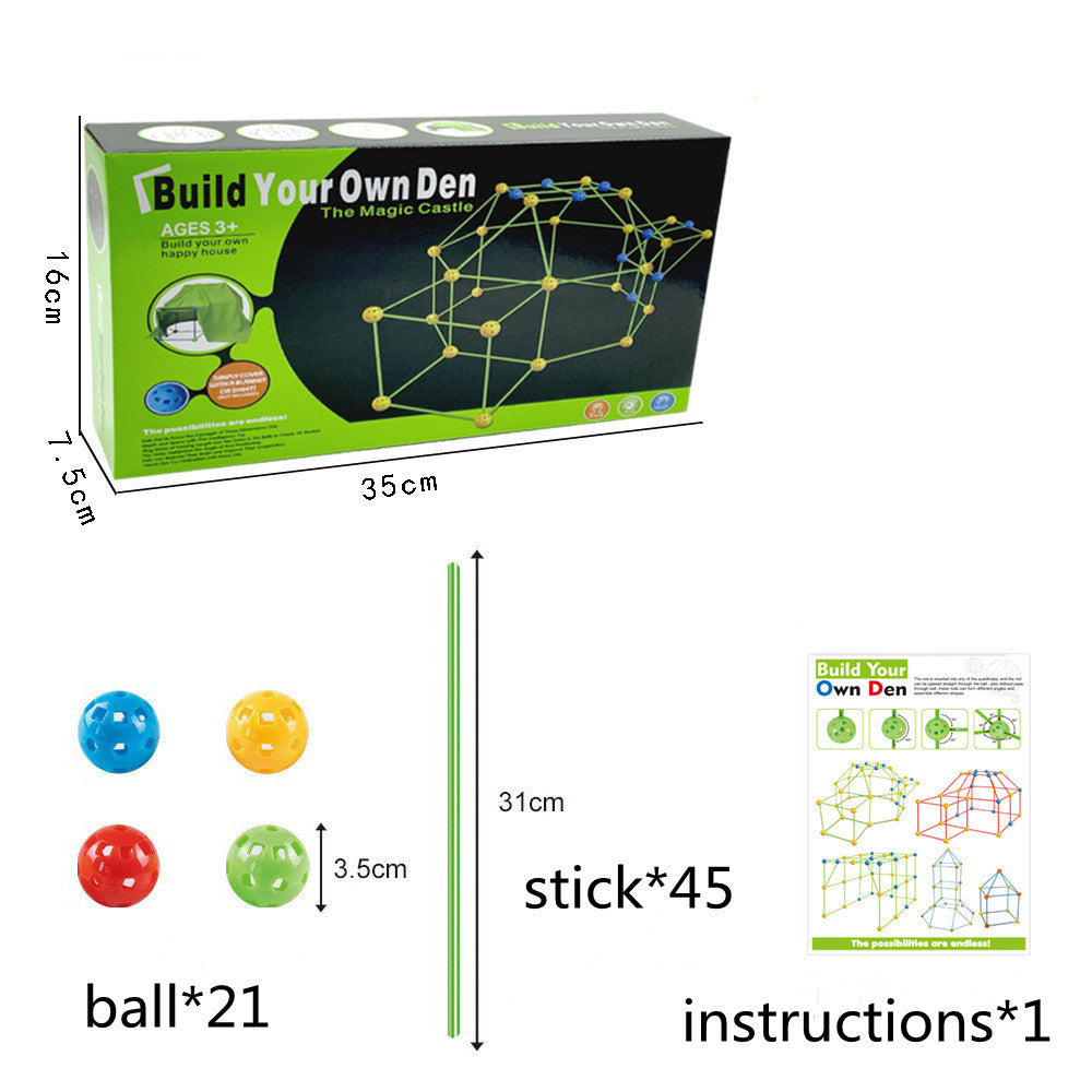 Baby Lane Fortress Builder Kit: Fun Construction Blocks Set for Children's Play