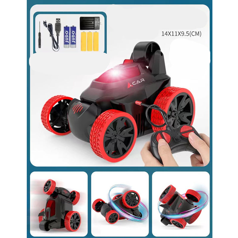 Baby Lane Remote Control Double-Sided Dump Truck: Stunt and Charge!
